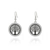 Classic Tree of Life Earrings Jewelry Gold/Rose Gold/Silver Plated Round Drop Earrings For Women Jewelry Gifts Drop Shipping