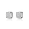 Classic Zircon Hoop Earrings For Women Gold Color Stainless Steel Koeran Earrings 2023 Trend Wedding Jewerly pendientes mujer