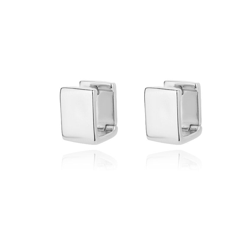 Classic Zircon Hoop Earrings For Women Gold Color Stainless Steel Koeran Earrings 2023 Trend Wedding Jewerly pendientes mujer