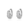 Classic Zircon Hoop Earrings For Women Gold Color Stainless Steel Koeran Earrings 2023 Trend Wedding Jewerly pendientes mujer