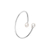 Classic pearl bracelet silver 925,adjustable real natural pearl bracelet wife gift