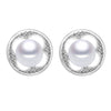 Classical pearl earrings wedding 925 silver pearl earrings Jewelry for women birthd gift