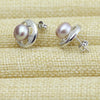 Classical pearl earrings wedding 925 silver pearl earrings Jewelry for women birthd gift