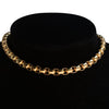 Clavicle Chain Linked Neck Necklaces for Women GIft Minimalist Gold Color Stainless Steel Choker Necklace Jewelry 2021
