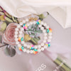Clay Fruit Star Choker Beads Necklace White Simulated Pearl Cute Summer Y2K Collar Necklace for Teen Girls Women Party Gift