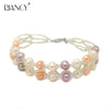 Clearance natural pearl bracelet female simple multicolor multi-layer jewelry girlfriend birthd gift