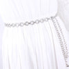 Clothes Gold Metal Chain Beslts For Women Narrow Chunky Fringes Hip Waist Accessories Sexy Tassel Circle Straps