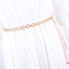 Clothes Gold Metal Chain Beslts For Women Narrow Chunky Fringes Hip Waist Accessories Sexy Tassel Circle Straps