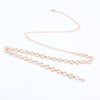 Clothes Gold Metal Chain Beslts For Women Narrow Chunky Fringes Hip Waist Accessories Sexy Tassel Circle Straps