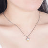 Cloud and Lightning Necklace For Women Gold Color Box Chain Necklace Stainless Steel Jewelry Friend Christmas Gift collares