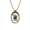Club K Playing Cards Pattern Antique Necklace Vintage Bead Pendant Keychain