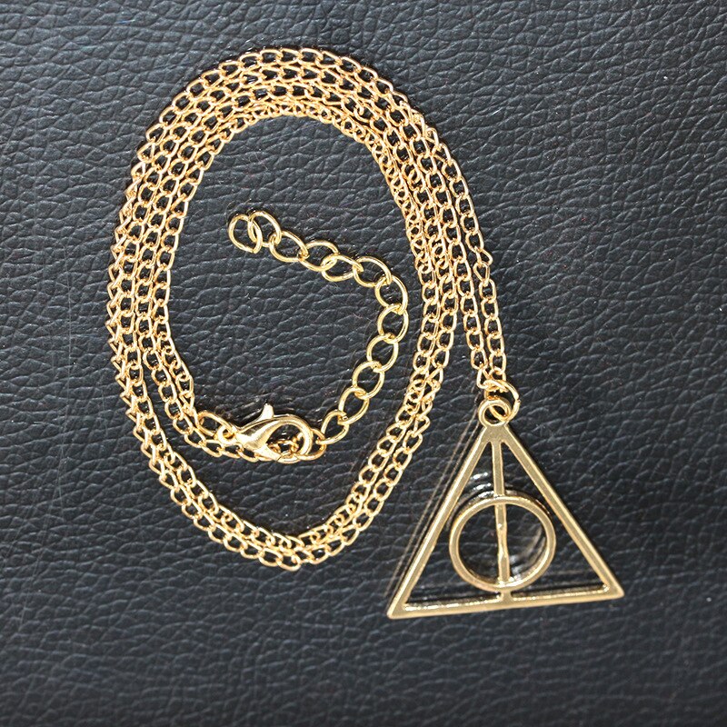 Colgante Vintage con forma de triángulo, joyería de moda, reliquias geométricas, collar