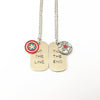 Colgante de superhéroe de universo de fantasía, collar de capitán/soldado de invierno, alta calidad, diseño Original, joyería de Metal, 2PSC
