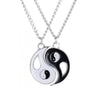 Collar Yin Yang para parejas, 2 colgantes, mejores amigos, amantes, YING YANG