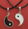 Collar Yin Yang para parejas, 2 colgantes, mejores amigos, amantes, YING YANG