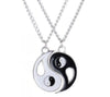 Collar Yin Yang para parejas, 2 colgantes, mejores amigos, amantes, YING YANG