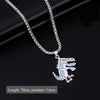 Collar con colgante de dinosaurio de dibujos animados para hombre y mujer, cadena de aleación en forma de O CON CUELLO, Hip Hop, joyería para parejas