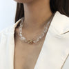 Collar de cadena de acrílico 2021 para hombre y mujer, Gargantilla transparente Rock Punk, joyería de moda