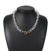 Collar de cadena de acrílico 2021 para hombre y mujer, Gargantilla transparente Rock Punk, joyería de moda