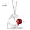 Collar de cola de zorro de mariquita para mujer y hombre, Gargantilla de cadena dorada, joyería para niños y niñas, regalo de gato negro, accesorios