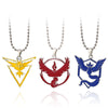 Collar de joyería de moda para Fans, colgante con logotipo del equipo de Metal Anime, Valor instinto místico, cadena de cuentas