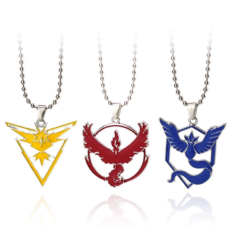 Collar de joyería de moda para Fans, colgante con logotipo del equipo de Metal Anime, Valor instinto místico, cadena de cuentas