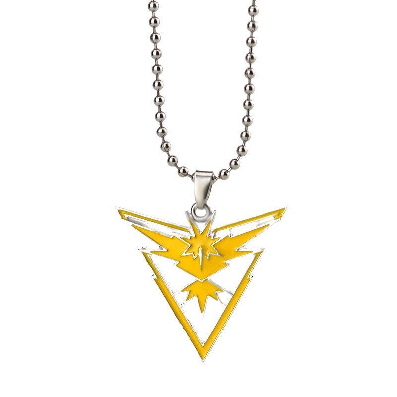 Collar de joyería de moda para Fans, colgante con logotipo del equipo de Metal Anime, Valor instinto místico, cadena de cuentas