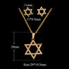 Collar relleno de oro Set acero inoxidable pulido de espejo Cruz de alta calidad, estrella de David corazón Lightning Butterfly