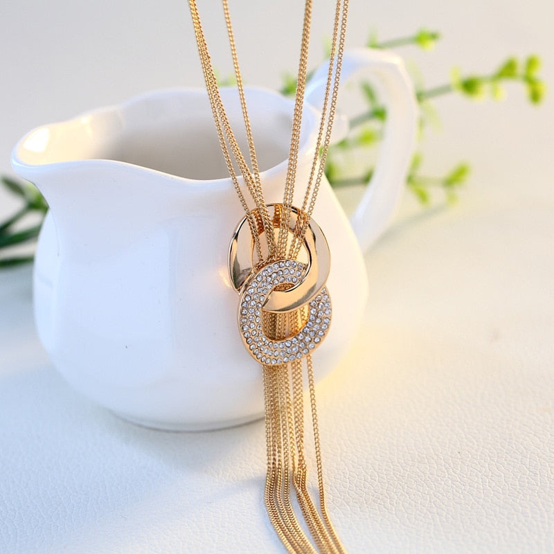 Collares Kolye Moana Fine Jewelry Sweater Chain Necklace Match Long Tassel Accessories Manufacturers Selling Female Generation