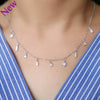 2020-new-bar-star-cz-tear-drop-Choker-Necklace-Gold-color-Necklaces-Pendants-statement-Necklace-Women