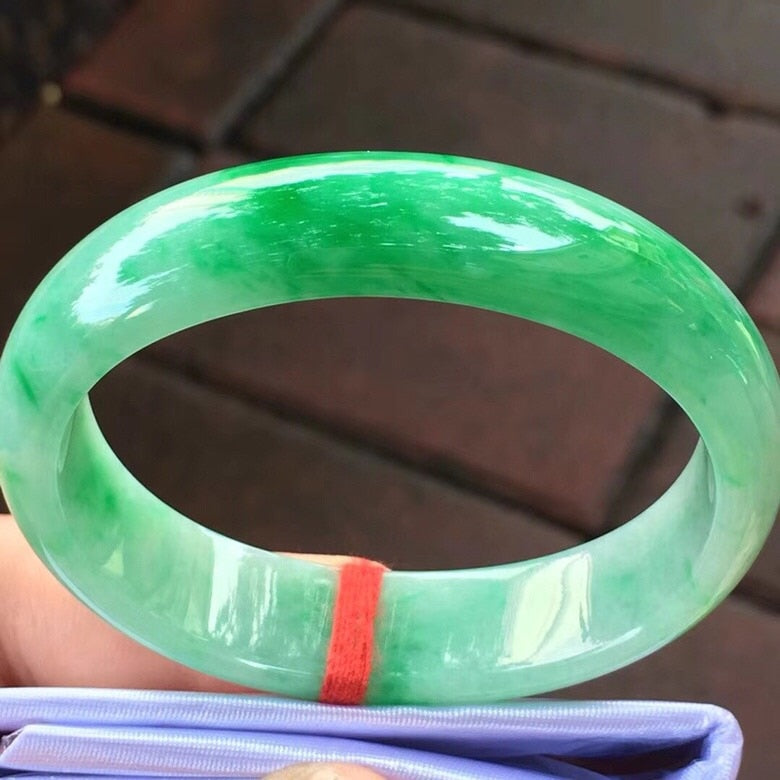 Collect Jewelry Fine Jewelry Jadite Natural burma jade bangle bracelet jade naturelle jonc myanmar jade bracelet Certificate