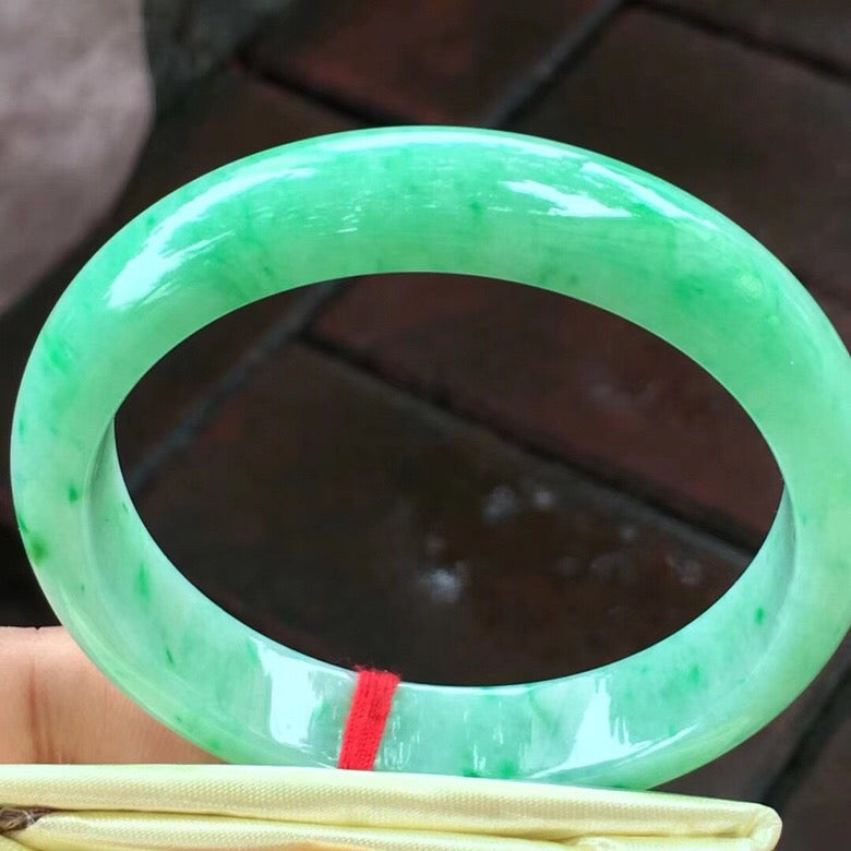 Collect Jewelry Fine Jewelry Jadite Natural burma jade bangle bracelet jade naturelle jonc myanmar jade bracelet Certificate