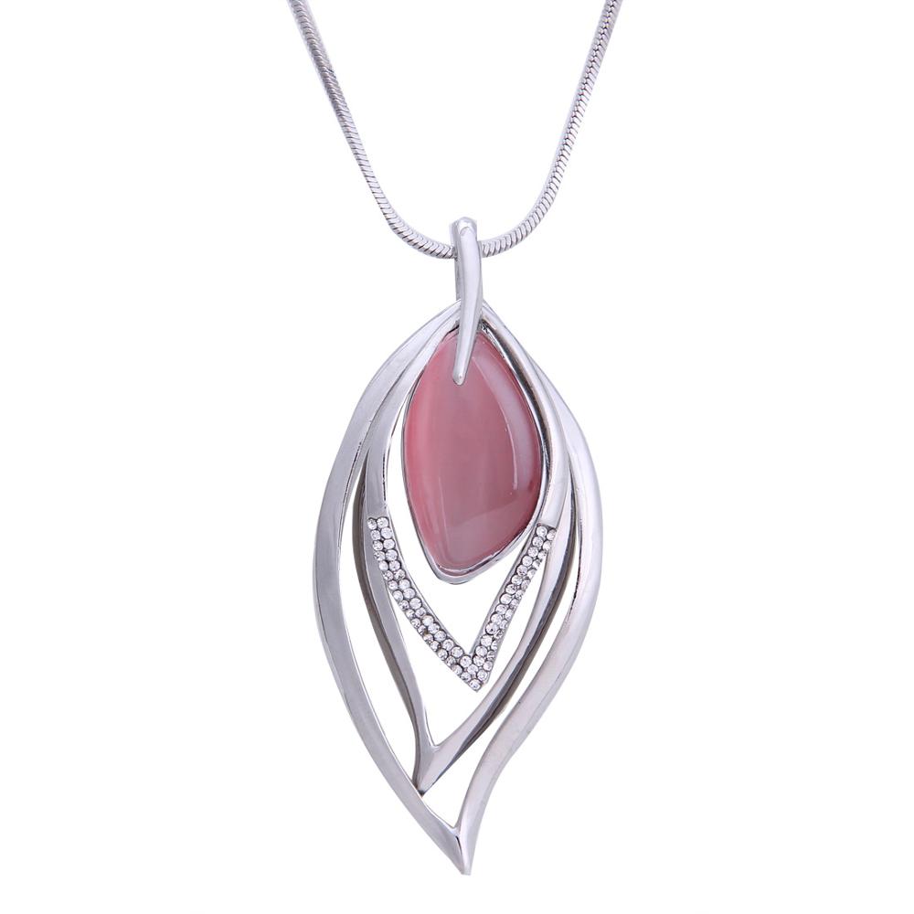Collier Femme Vintage Silver Plated Necklaces & Pendants Jewelry Statement Tassels Long Necklaces for Women Female Sweater Chain