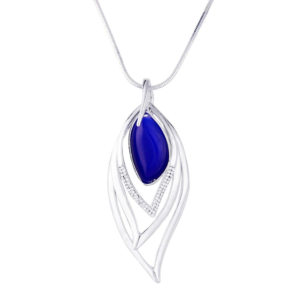 Collier Femme Vintage Silver Plated Necklaces & Pendants Jewelry Statement Tassels Long Necklaces for Women Female Sweater Chain