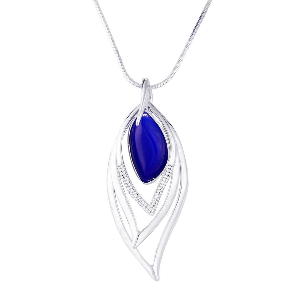 Collier Femme Vintage Silver Plated Necklaces & Pendants Jewelry Statement Tassels Long Necklaces for Women Female Sweater Chain
