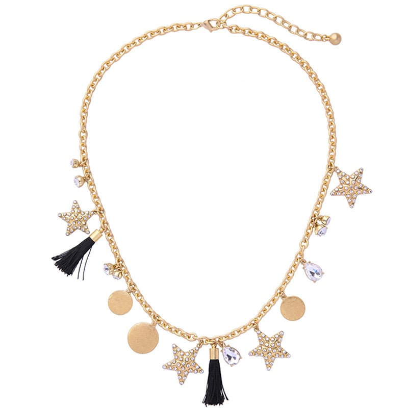 Fashion-Chic-Design-Gold-Tassel-Rhinestone-Stars-Necklace-For-Women-2020-Hot-Sales-Accessories-Jewelry