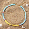 Colorful Beads Necklace Women Girl Necklace Summer Beach Surf Jewelry