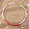Colorful Beads Necklace Women Girl Necklace Summer Beach Surf Jewelry