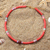 Colorful Beads Necklace Women Girl Necklace Summer Beach Surf Jewelry