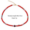 Colorful Beads Necklace Women Girl Necklace Summer Beach Surf Jewelry