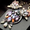 Colorful Big Pendant Chunky Costume Necklace Perfume Women Boho Necklace Statement Jewelry