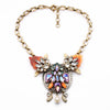 Colorful Big Pendant Chunky Costume Necklace Perfume Women Boho Necklace Statement Jewelry