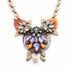 Colorful Big Pendant Chunky Costume Necklace Perfume Women Boho Necklace Statement Jewelry