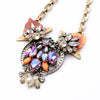 Colorful Big Pendant Chunky Costume Necklace Perfume Women Boho Necklace Statement Jewelry