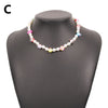 Colorful Boho Beaded Necklace For Women Korean Sweet Colorful Clavicle Chain Ethnic Choker Female Harajuku Collar Jewelry Gifts