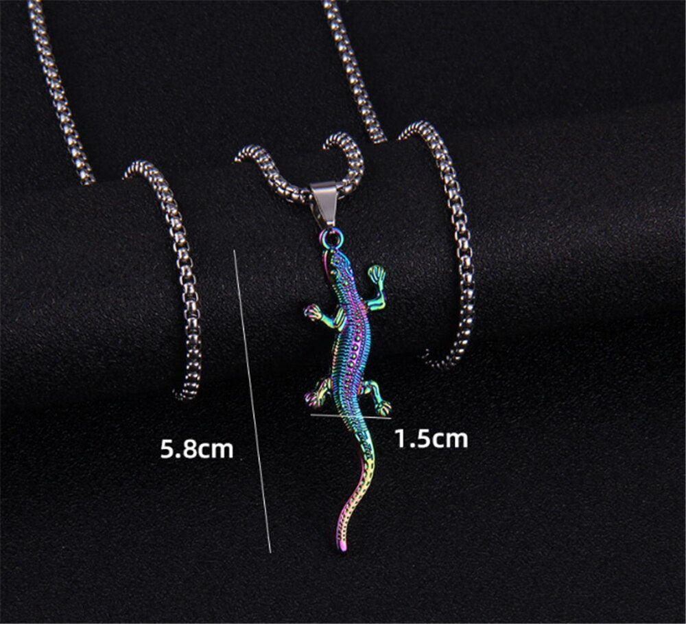 Colorful Cool Turtle Shark Lizard Conch Necklace Rainbow Ocean Couple Pendant Necklace Colares Бесплатная  Collares Para Hombre