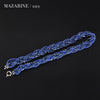 Colorful Crystal Pearl Necklace Natural Pearls Necklace Women Fashion Crystal Chains Popular Pearl Jewelry For Necklace