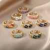 Colorful Enamel Chain Rings for Women Men Stainless Steel Open Adjustable Finger Ring Gothic Boho Man Jewelry anillos mujer