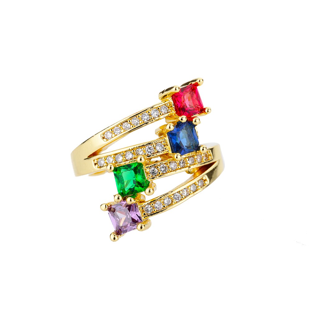 Colorful Enamel Geometric Rings For Women Stainless Steel Female Oval Finger Ring Couple Wedding Couple Jewerly anillos mujer