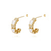 Colorful Enamel Stud Earrings for Women Stainless Steel Dripping Oil Process Earrings 2023 Trend Boho Jewelry pendientes mujer